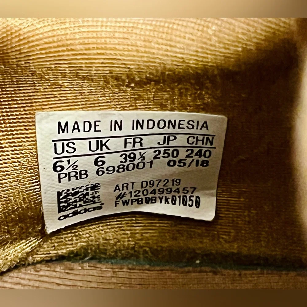 Adidas Tan & White Running Shoes
